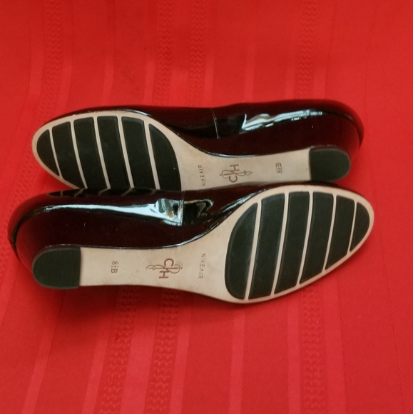 Cole Haan Patent Leather Wedge Heels/Size 8.5B - Picture 6 of 8
